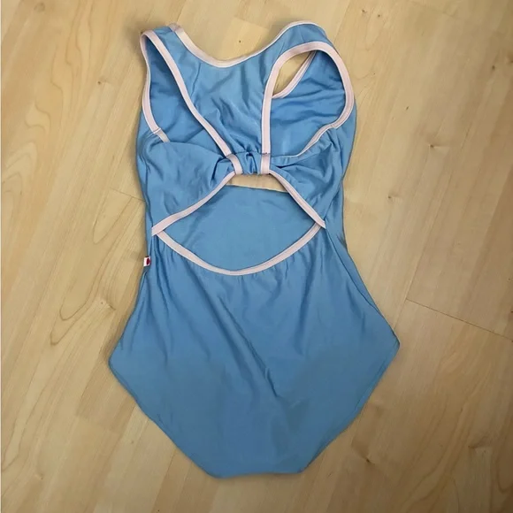 Yumiko Light Blue Alex Dance Leotard S - Picture 2 of 2